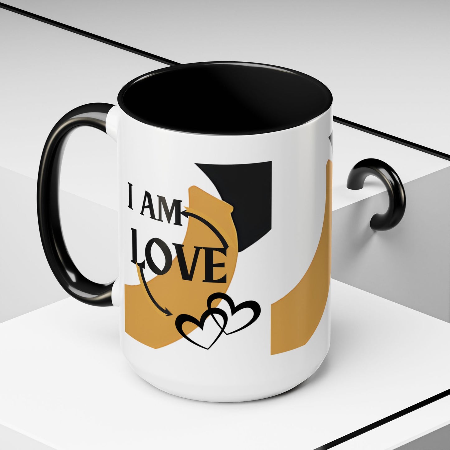 " I am Love", Self acclimating, inspirational mug.