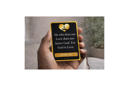 God Is Love | Faith Inspirational Scripture Cards