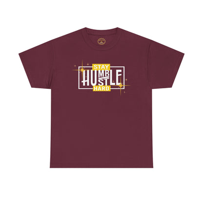 Stay Humble Hustle Hard T-Shirt – Motivational Graphic Tee for Entrepreneurs, Hustlers & Go-Getters