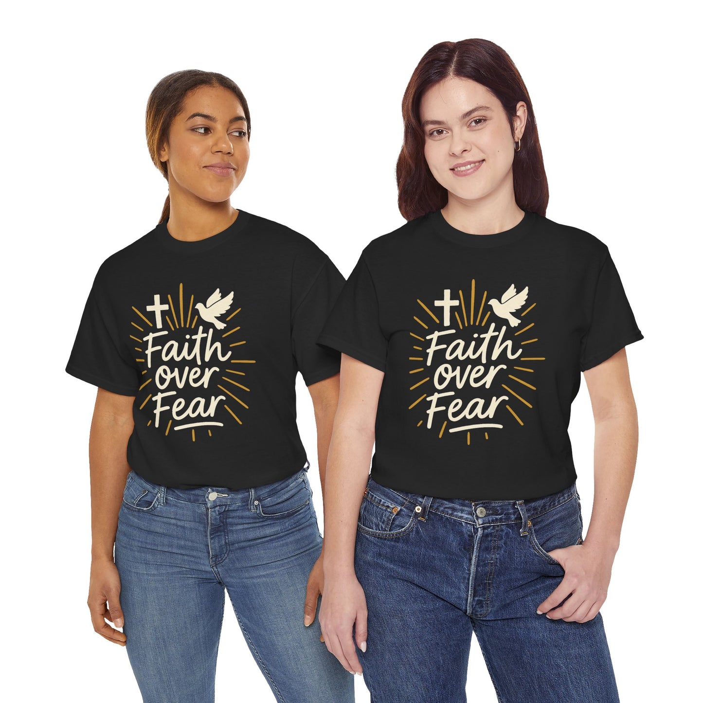 Faith Over Fear – Faith Walk T-Shirt