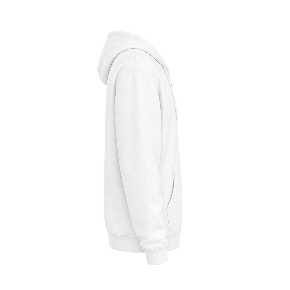 Zip Hoodie with Gold Monogram Logo - SB Emblem Chest Print