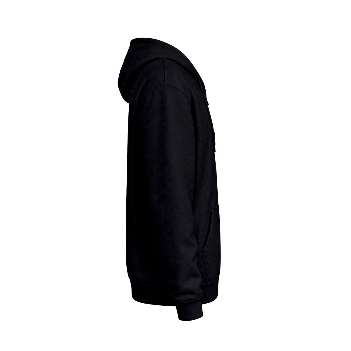 Zip Hoodie with Gold Monogram Logo - SB Emblem Chest Print