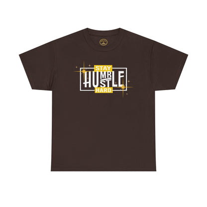 Stay Humble Hustle Hard T-Shirt – Motivational Graphic Tee for Entrepreneurs, Hustlers & Go-Getters