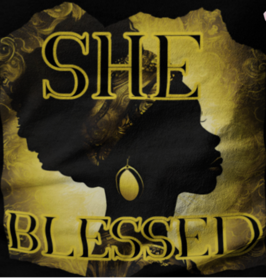 She Blessed – Women’s Christian T-Shirt | Reallife FAITH