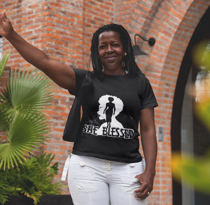 She Blessed – Women’s Christian T-Shirt | Reallife FAITH