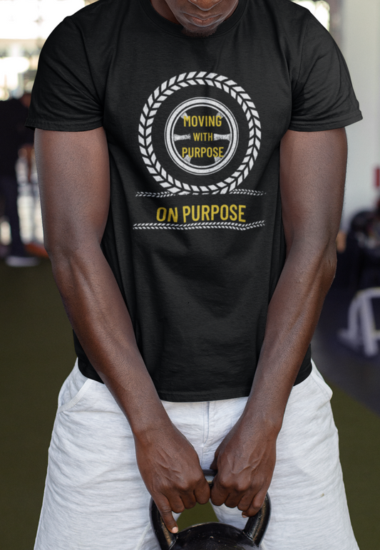 Moving With Purpose – On Purpose |Christian Unisex T-Shirt | Reallife FAITH