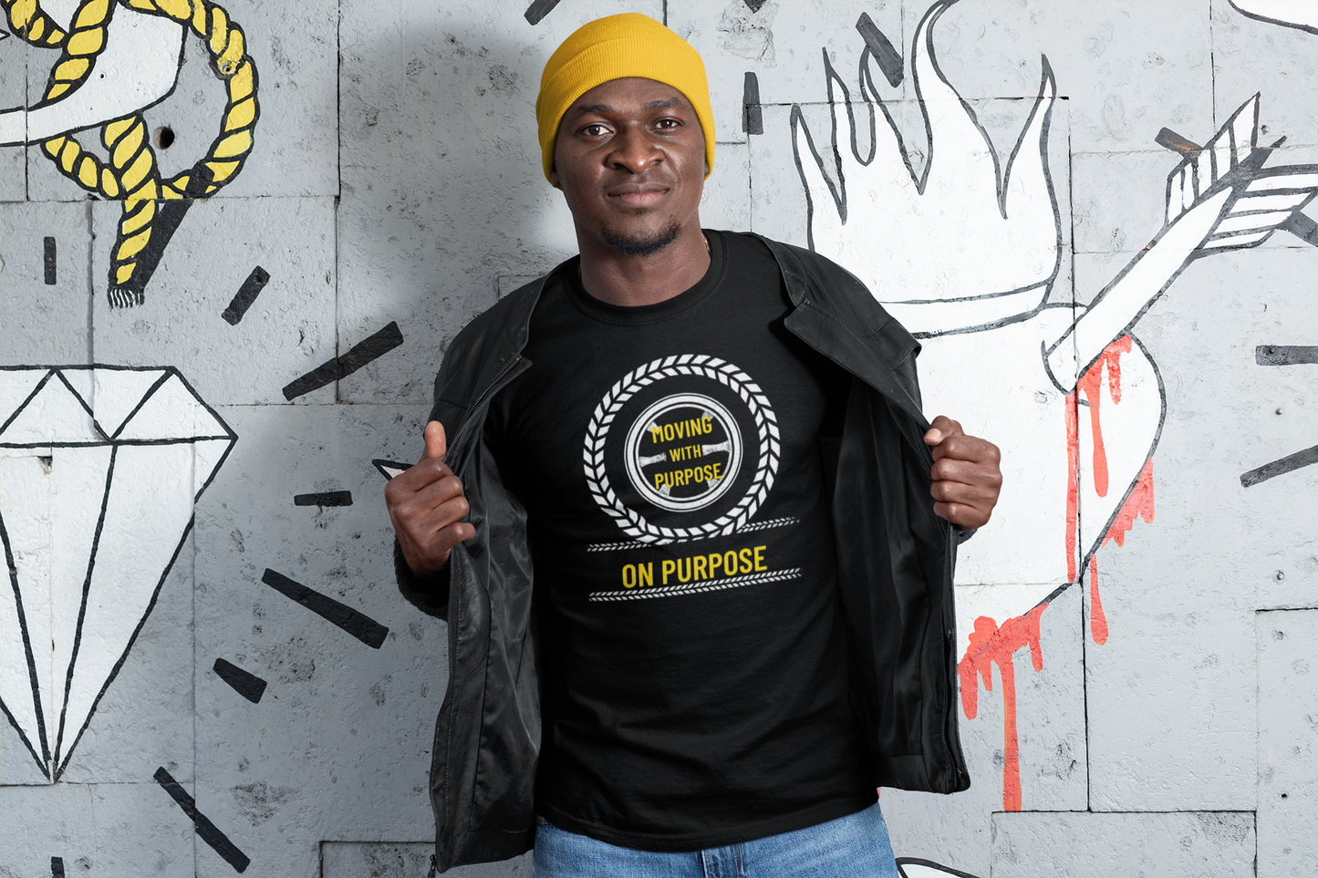Moving With Purpose – On Purpose |Christian Unisex T-Shirt | Reallife FAITH