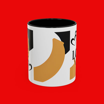 " I am Love",  Self acclimating, inspirational mug.