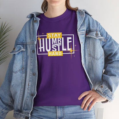Stay Humble Hustle Hard T-Shirt – Motivational Graphic Tee for Entrepreneurs, Hustlers & Go-Getters