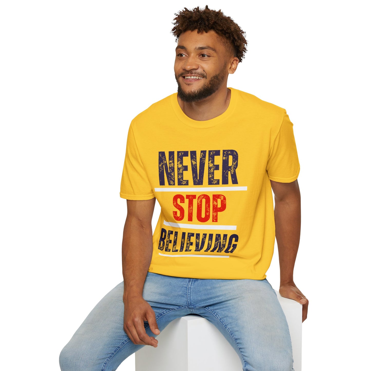 Spiritual Motivation Unisex Tee, Positive Faith-Based Shirt, Inspirational T-Shirt for Men and Women, Religious Top for Meditation and Yoga,