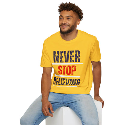 Spiritual Motivation Unisex Tee, Positive Faith-Based Shirt, Inspirational T-Shirt for Men and Women, Religious Top for Meditation and Yoga,
