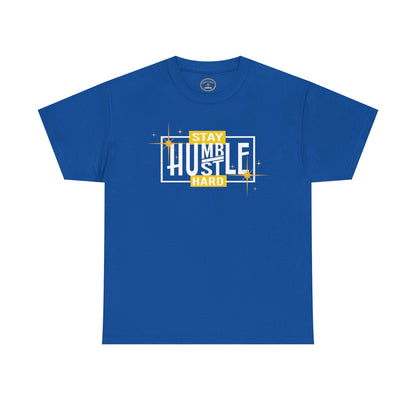 Stay Humble Hustle Hard T-Shirt – Motivational Graphic Tee for Entrepreneurs, Hustlers & Go-Getters