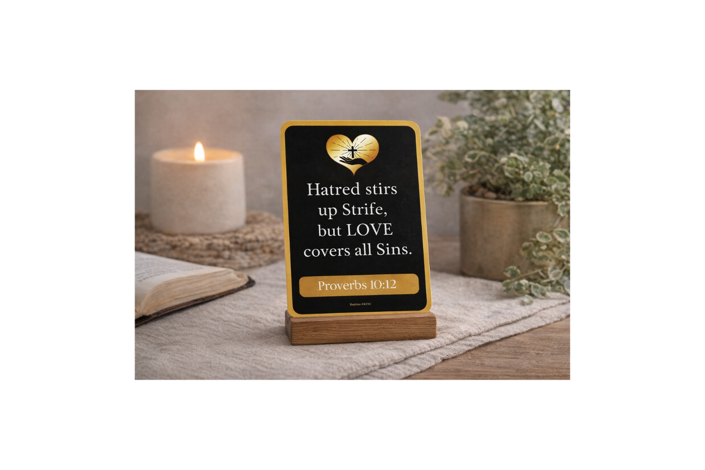 God Is Love | Faith Inspirational Scripture Cards
