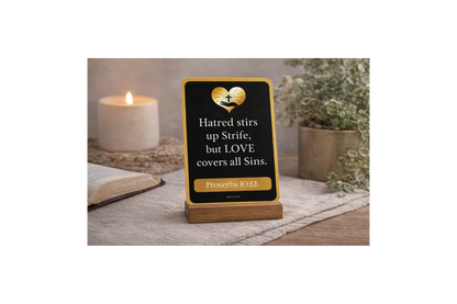 God Is Love | Faith Inspirational Scripture Cards