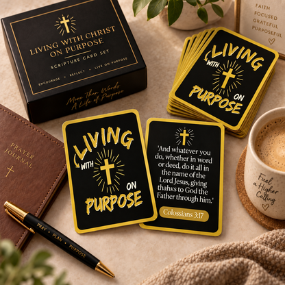 Living with JESUS on Purpose Scripture Card Set
