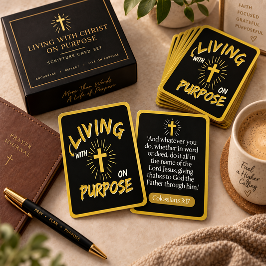 Living with JESUS on Purpose Scripture Card Set