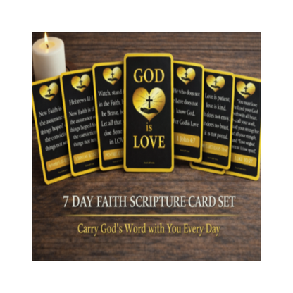 God Is Love | Faith Inspirational Scripture Cards