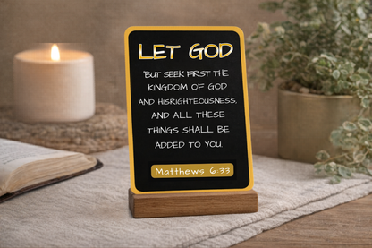 Let Go Let God Scripture Card Set