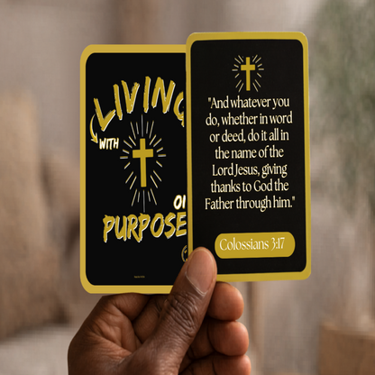 Living with JESUS on Purpose Scripture Card Set
