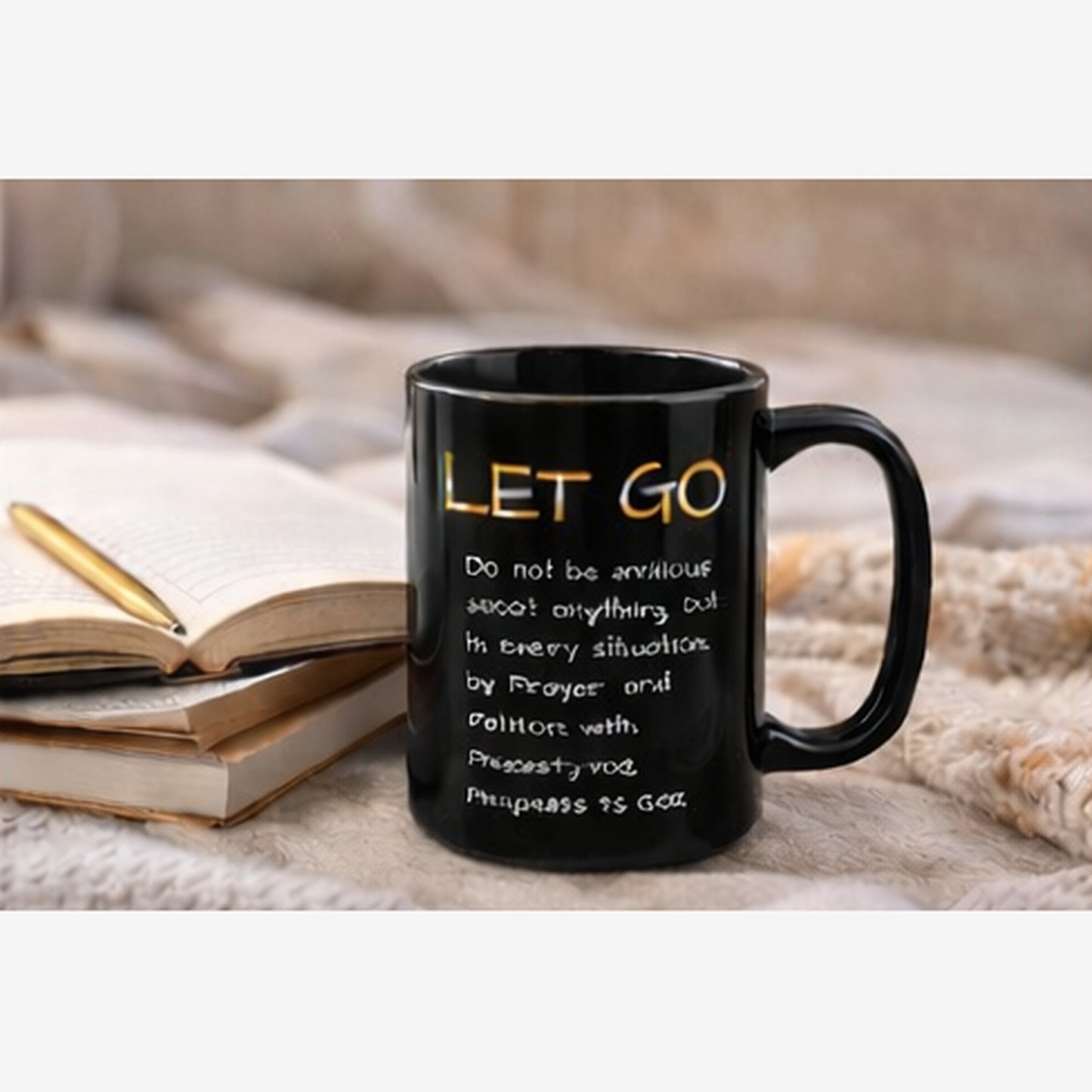 Let Go, Let God – Philippians 4:6  Mug (15oz)