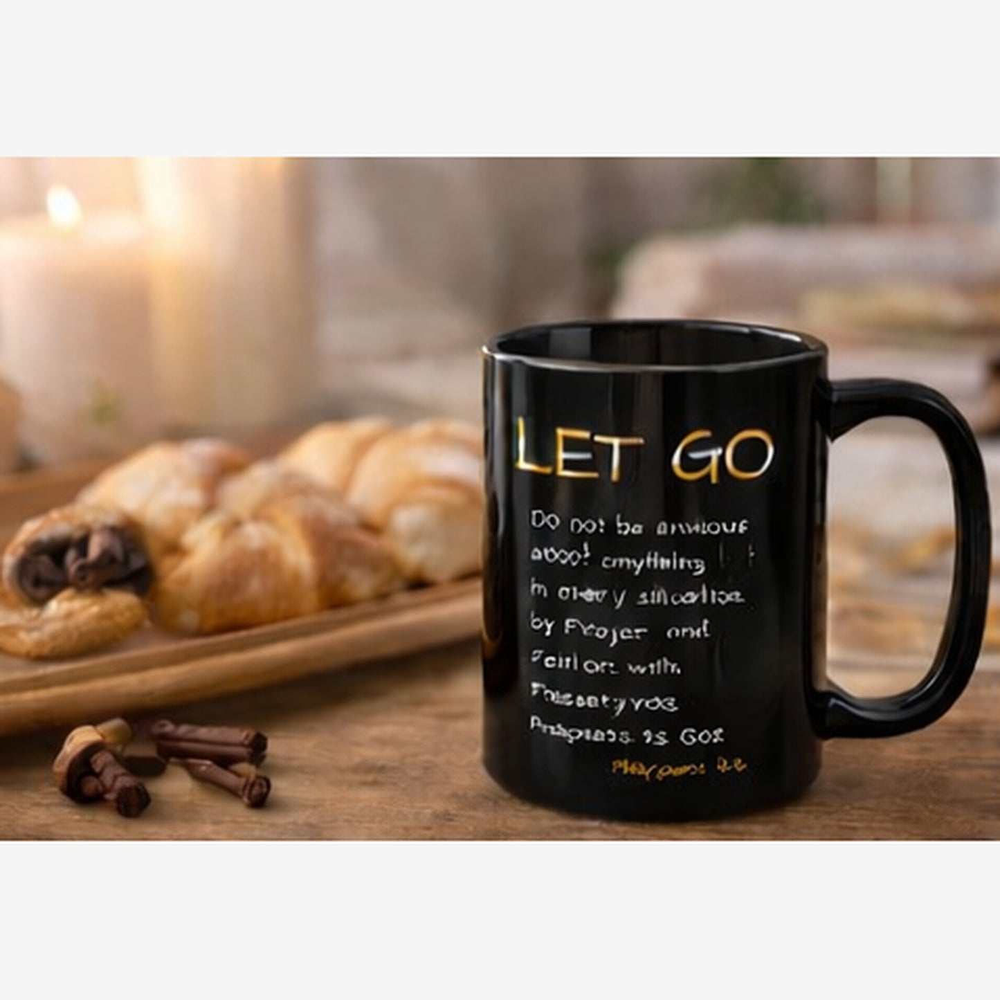 Let Go, Let God – Philippians 4:6  Mug (15oz)