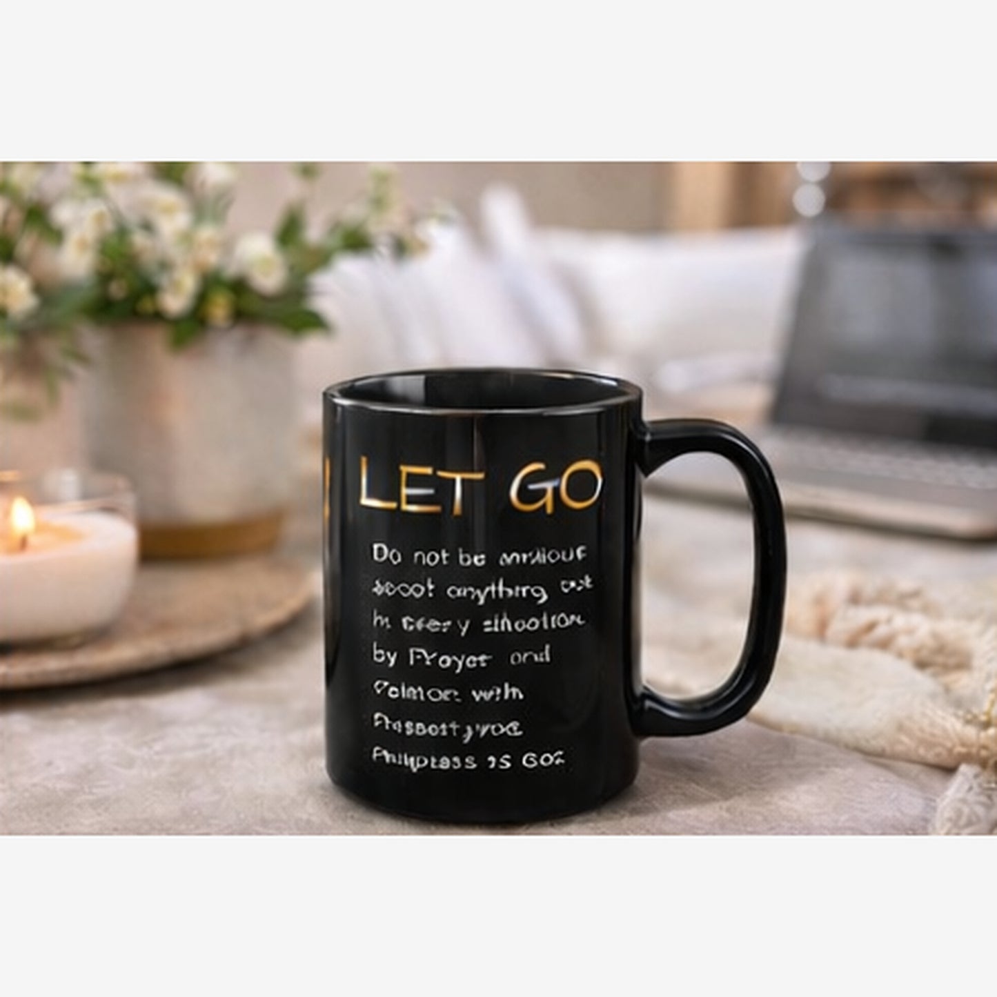 Let Go, Let God – Philippians 4:6  Mug (15oz)