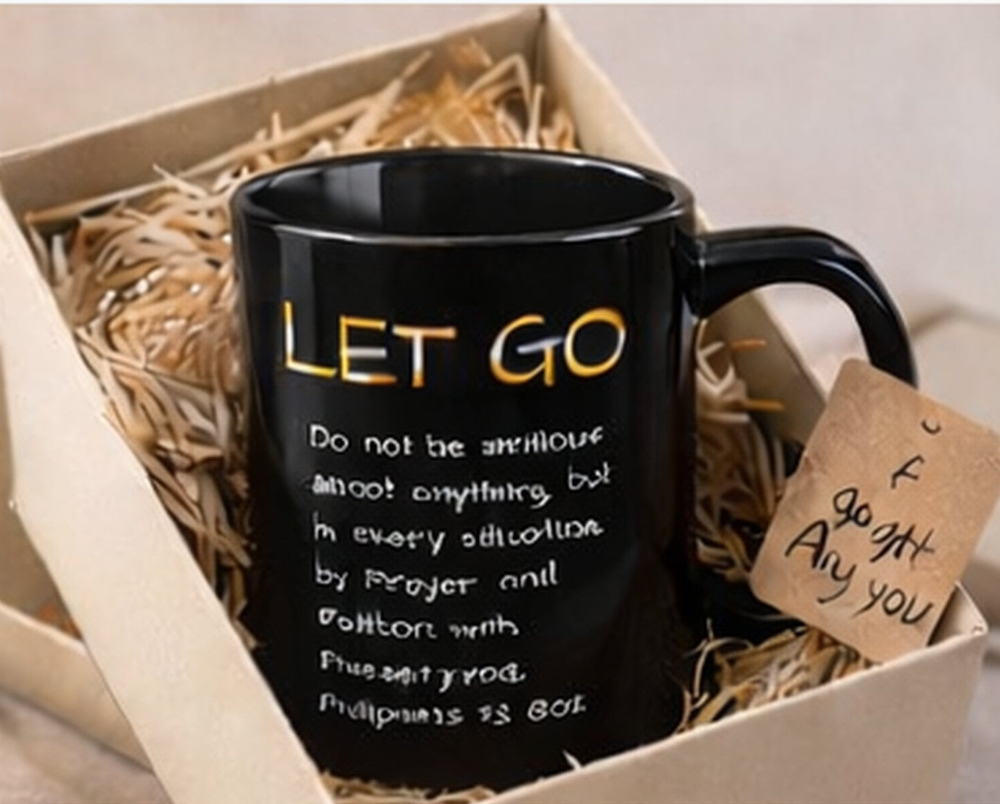 Let Go, Let God – Philippians 4:6  Mug (15oz)