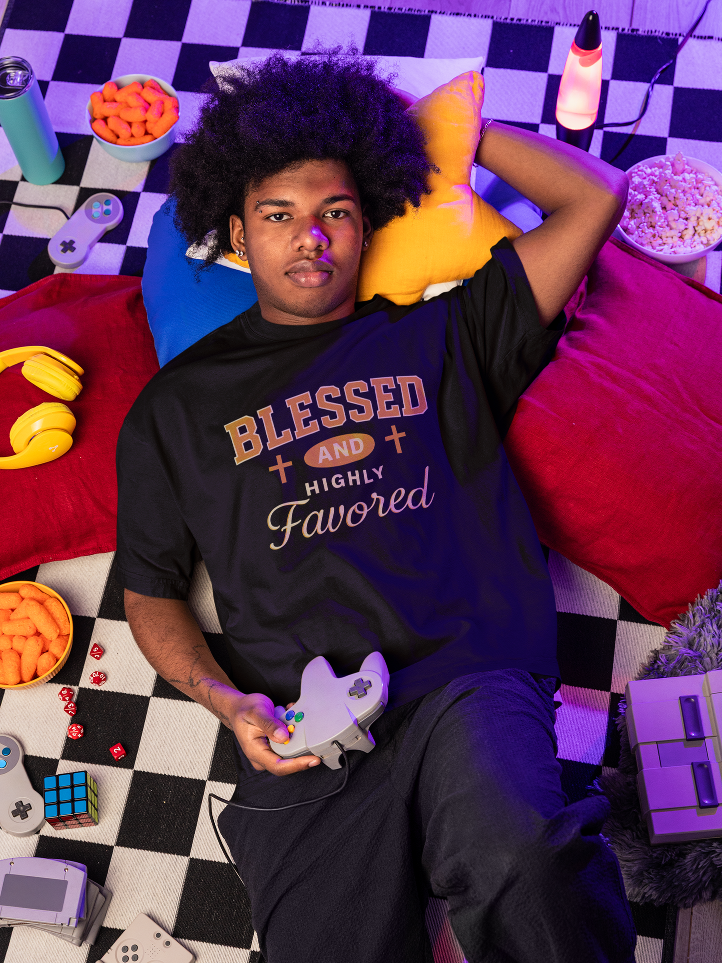 Blessed and Highly Favored – Christian Unisex T-Shirt | Reallife FAITH